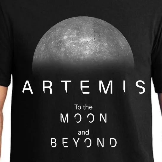 Quote Artemis Launch Mission To The Moon And Beyond Pajama Set