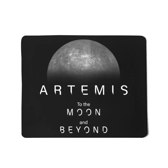 Quote Artemis Launch Mission To The Moon And Beyond Mousepad