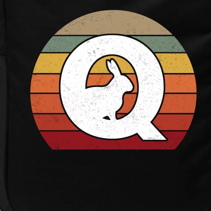 Qanon Conspiracy Rabbit Retro Q Anon Impact Tech Backpack