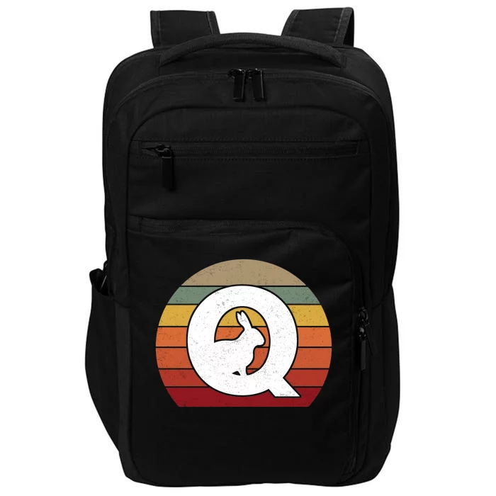 Qanon Conspiracy Rabbit Retro Q Anon Impact Tech Backpack