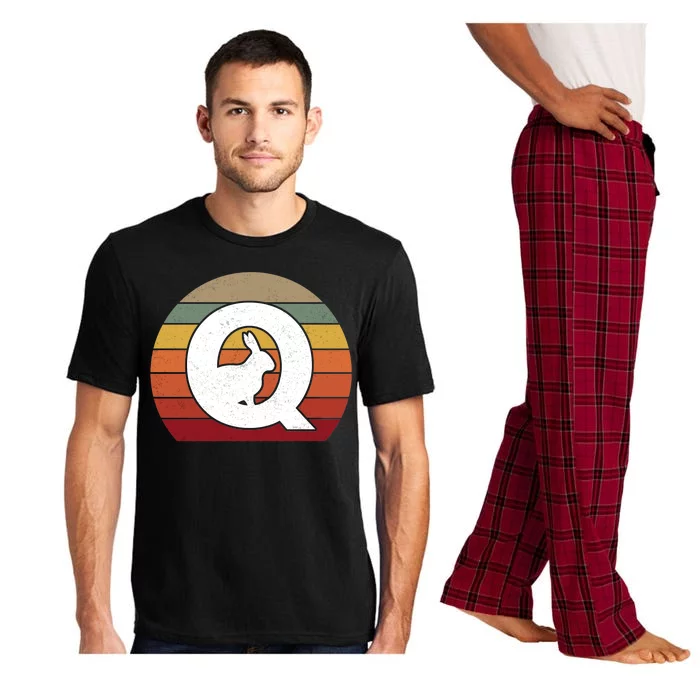 Qanon Conspiracy Rabbit Retro Q Anon Pajama Set