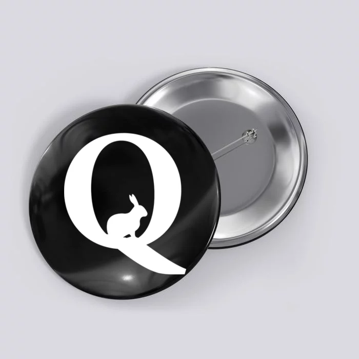 QAnon Rabbit Deep State Button