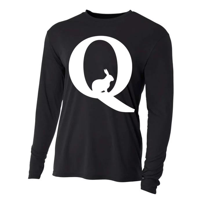 QAnon Rabbit Deep State Cooling Performance Long Sleeve Crew