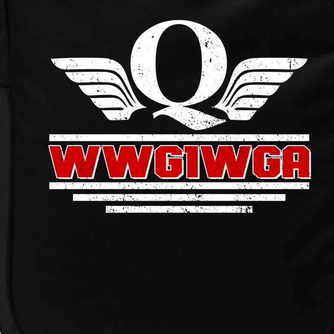 QAnon Wings WWG1WGA Impact Tech Backpack