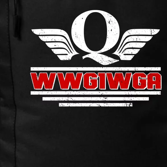 QAnon Wings WWG1WGA Daily Commute Backpack