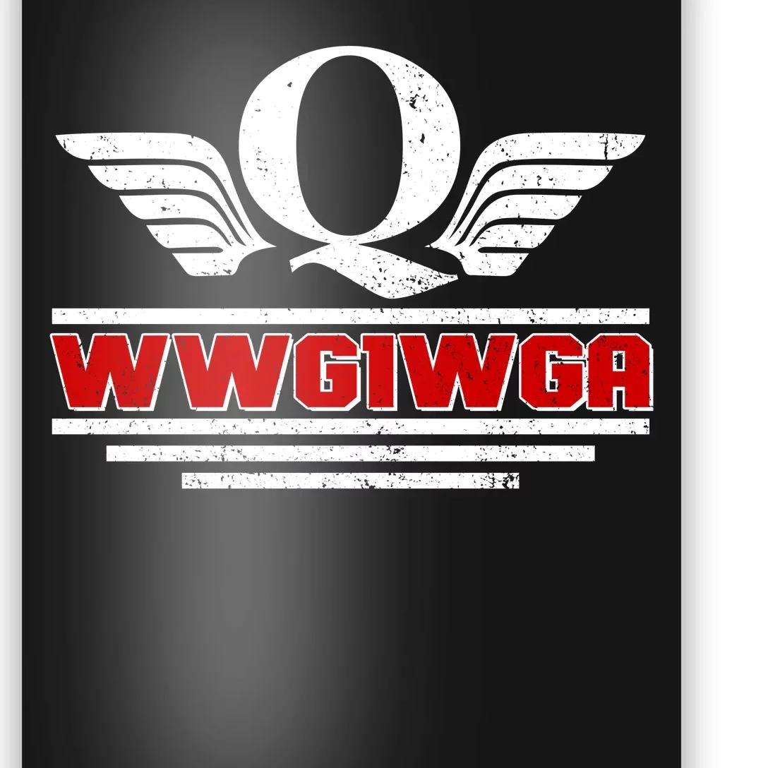 QAnon Wings WWG1WGA Poster