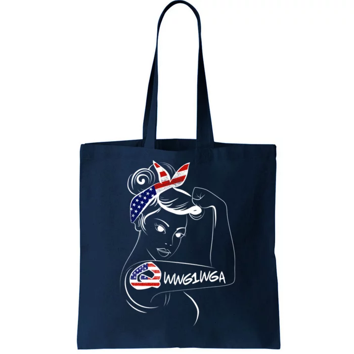 Qanon WWG1WGA Tote Bag