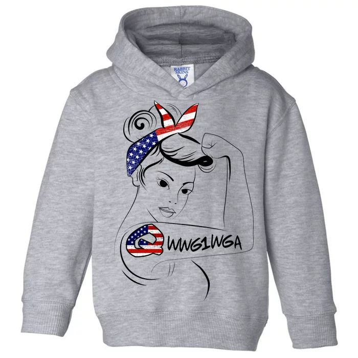 Qanon WWG1WGA Toddler Hoodie