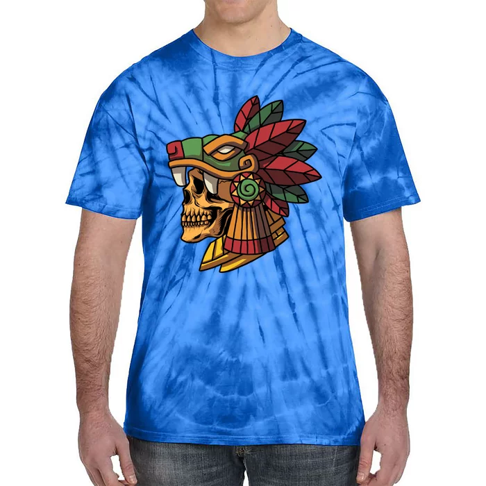 Quetzalcoatl Aztec Skull Mayan Ancient Inca Toltec Gift Tie-Dye T-Shirt