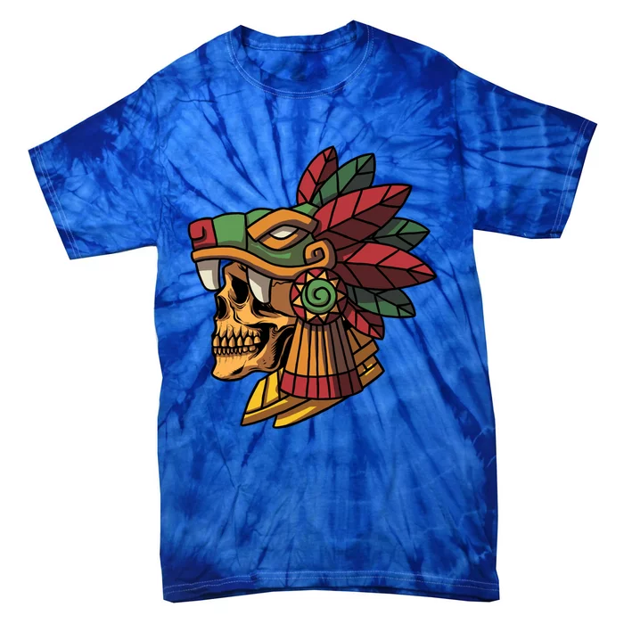 Quetzalcoatl Aztec Skull Mayan Ancient Inca Toltec Gift Tie-Dye T-Shirt