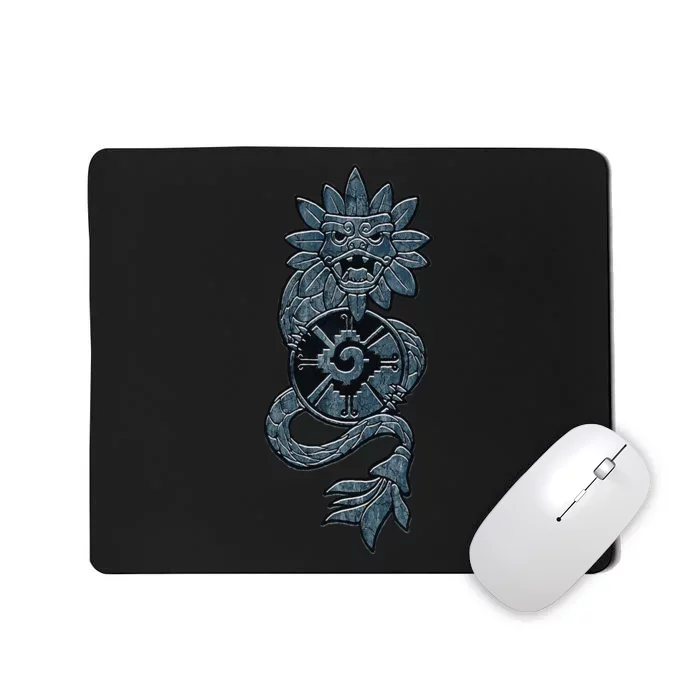 Quetzalcoatl Aztec Serpent Mayan Aztec Stone Inca Toltec Mousepad