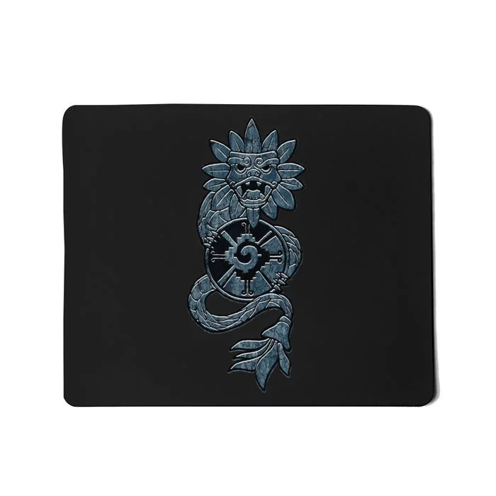 Quetzalcoatl Aztec Serpent Mayan Aztec Stone Inca Toltec Mousepad