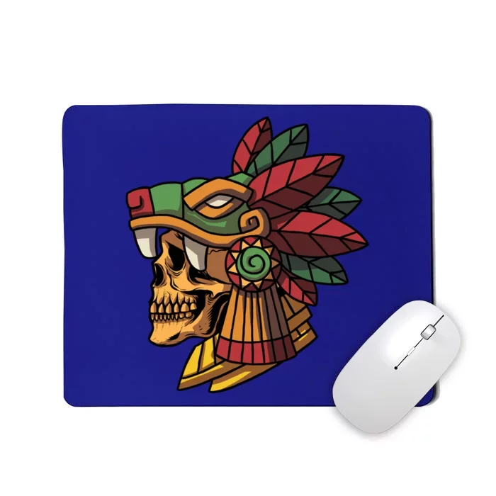 Quetzalcoatl Aztec Skull Mayan Ancient Inca Toltec Gift Mousepad