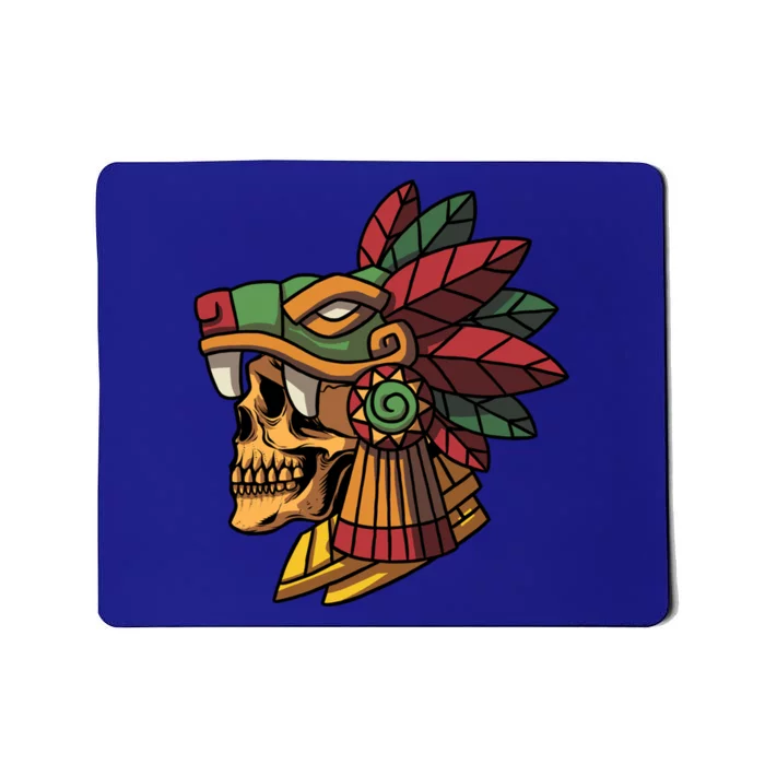 Quetzalcoatl Aztec Skull Mayan Ancient Inca Toltec Gift Mousepad