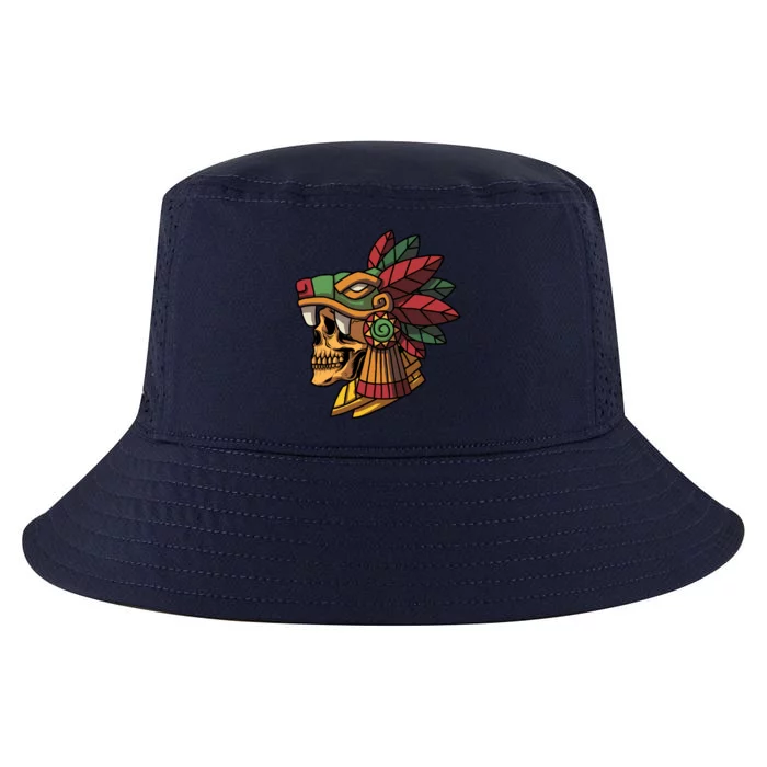 Quetzalcoatl Aztec Skull Mayan Ancient Inca Toltec Gift Cool Comfort Performance Bucket Hat