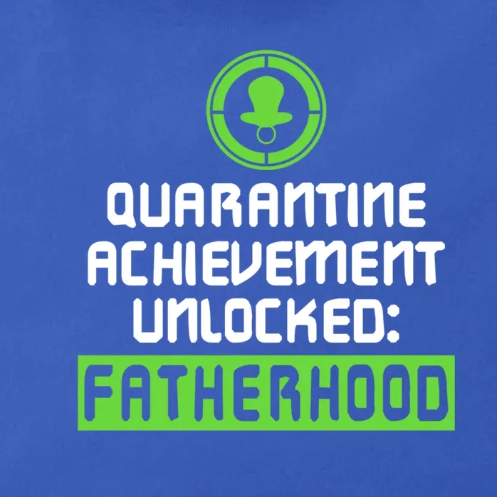 Quarantine Achievet Unlocked Fatherhood Announcet Cute Gift Zip Tote Bag