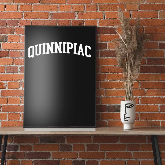 Quinnipiac Arch Vintage Retro College Poster