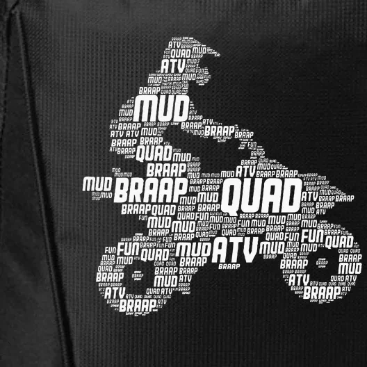 Quad Biker Atv 4 Wheeler Funny Quad City Backpack