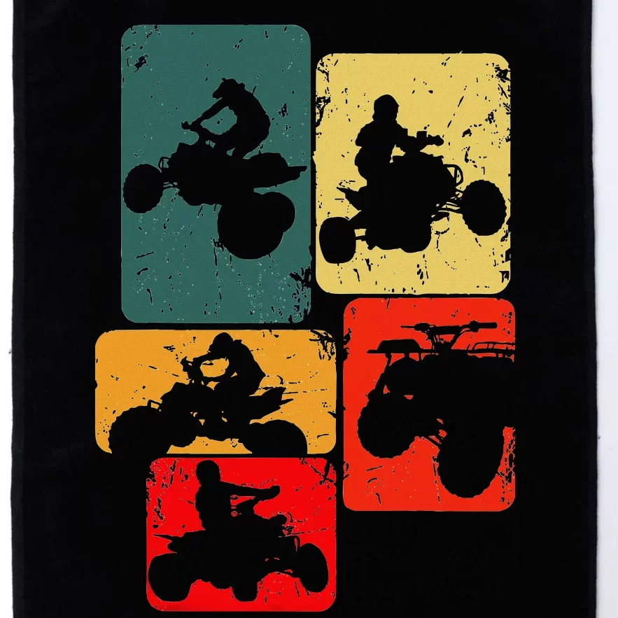 Quad Biker Atv 4 Wheeler Quad Platinum Collection Golf Towel