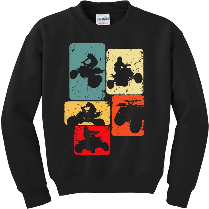 Quad Biker ATV 4 Wheeler Quad Men Kids Kids Sweatshirt