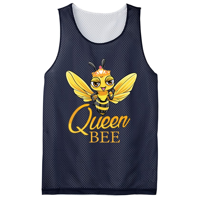 Queen Bee Crown Women Honey Bee Hive Beekeeping Mesh Reversible Basketball  Jersey Tank
