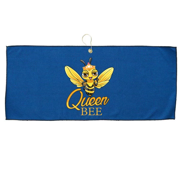 Queen Bee Crown Women Honey Bee Hive Beekeeping Large Microfiber Waffle Golf Towel