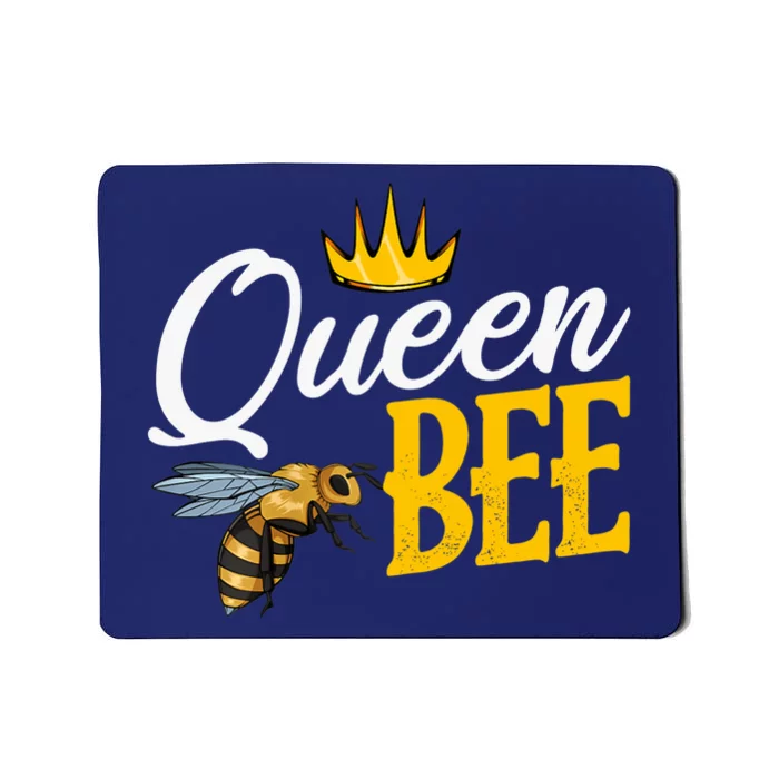 Queen Bee Crown Sweet Natural Wild Honey Beekeeper Funny Mousepad