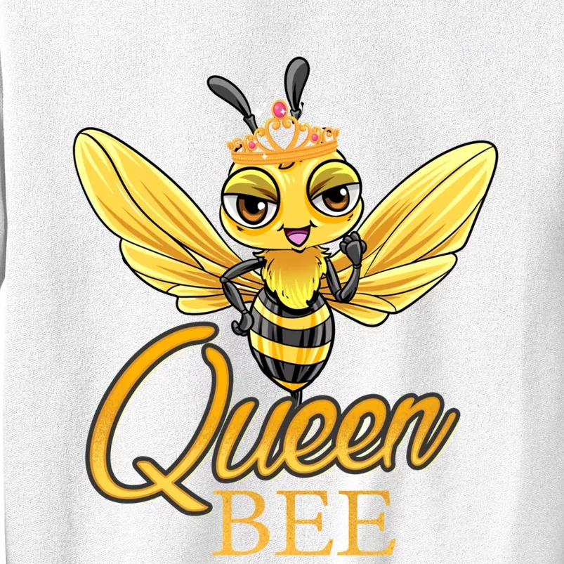 Queen Bee Crown Women Girls Honey Bee Hive Beekeeping Cool Gift Sweatshirt