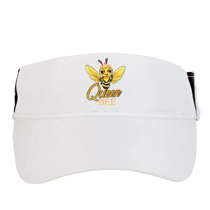 Queen Bee Crown Women Girls Honey Bee Hive Beekeeping Cool Gift Adult Drive Performance Visor