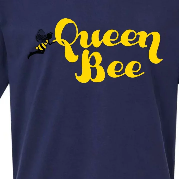 Queen Bee Design Gift Sueded Cloud Jersey T-Shirt