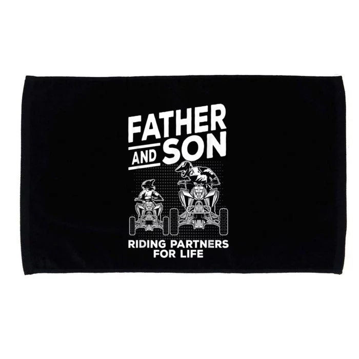 Quad Bike Father And Son Riding Partners For Life ATV Microfiber Hand Towel