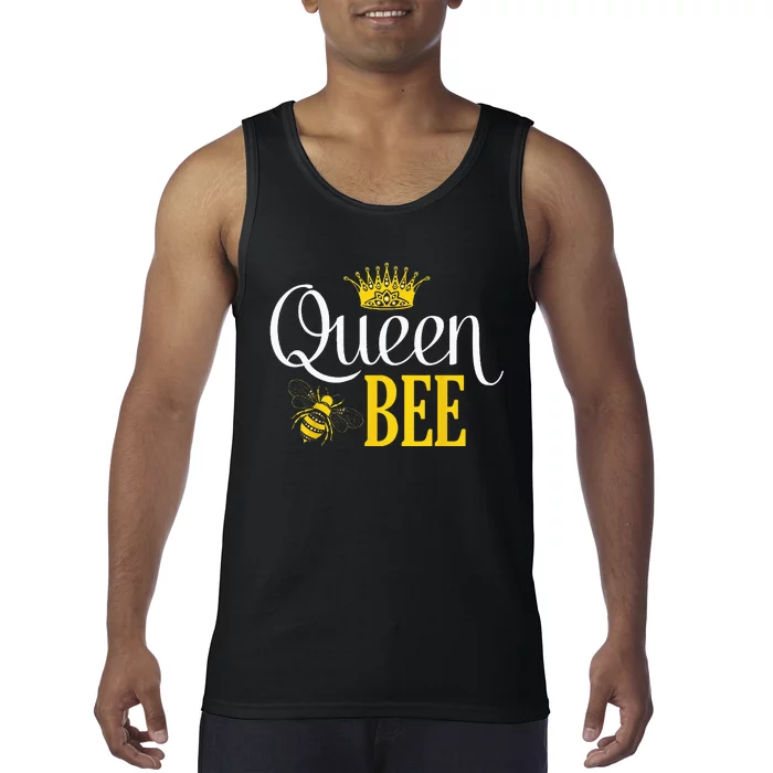 Queen Bee Halloween Costume For Bee Keeper Women Girl Tank Top