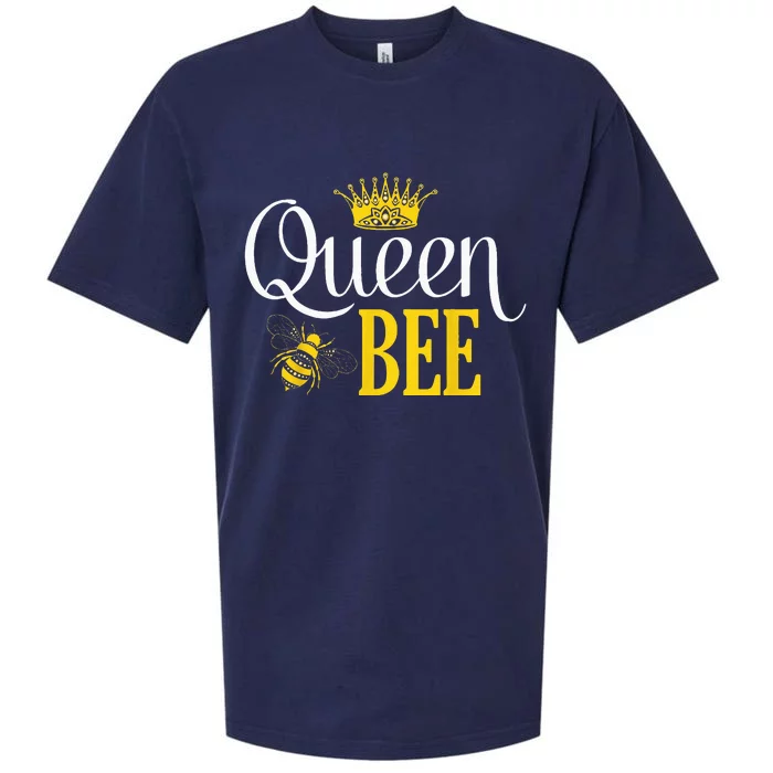 Queen Bee Halloween Costume For Bee Keeper Women Girl Sueded Cloud Jersey T-Shirt