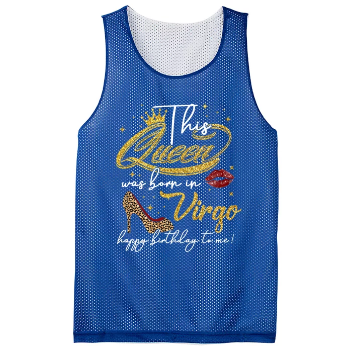 Queen Born In Virgo Gift August September Birthday Gift Mesh Reversible Basketball Jersey Tank