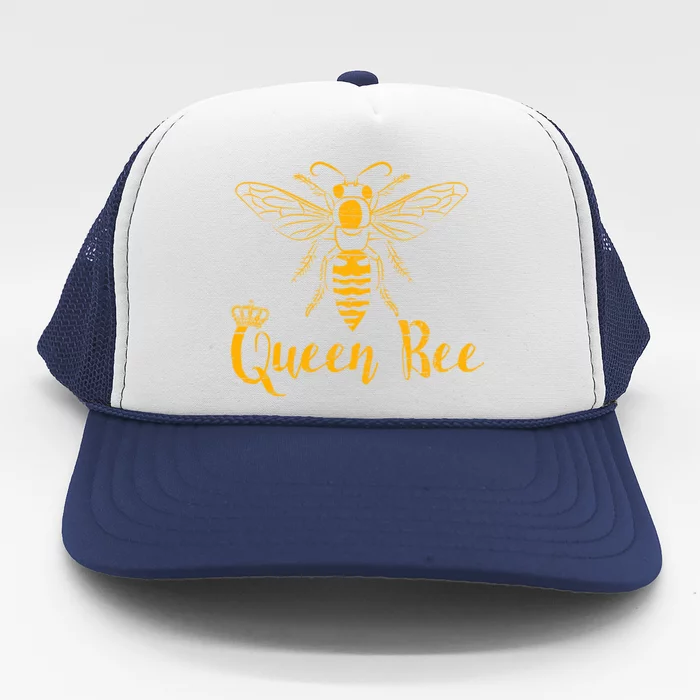 Queen Bee I Beekeeper Beekeeping Gift Trucker Hat