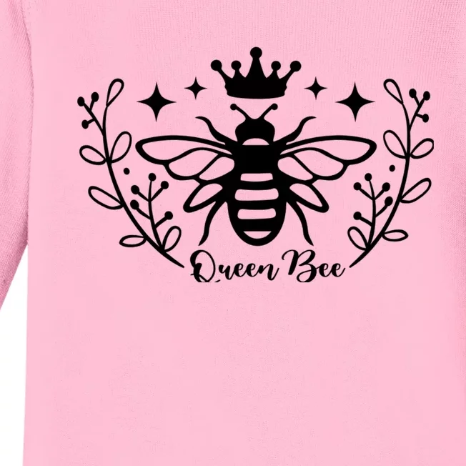 Queen Bee Baby Long Sleeve Bodysuit