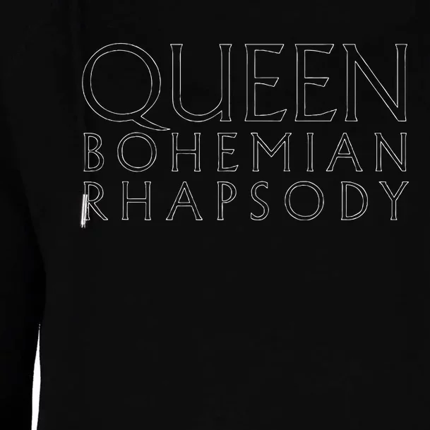 Queen Bohemian Rhapsody Womens Funnel Neck Pullover Hood