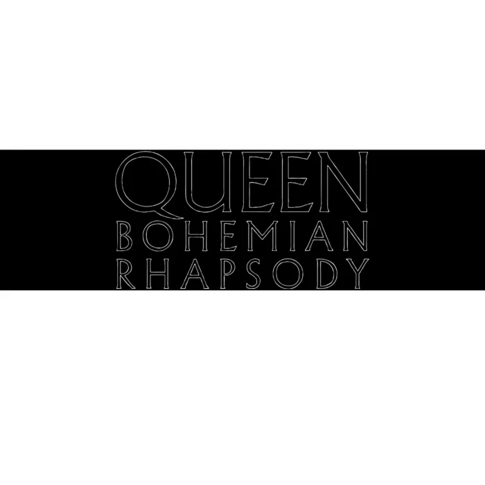 Queen Bohemian Rhapsody Bumper Sticker