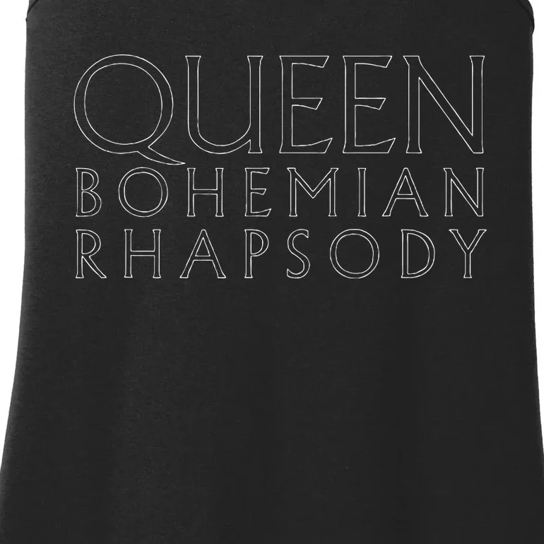 Queen Bohemian Rhapsody Ladies Essential Tank