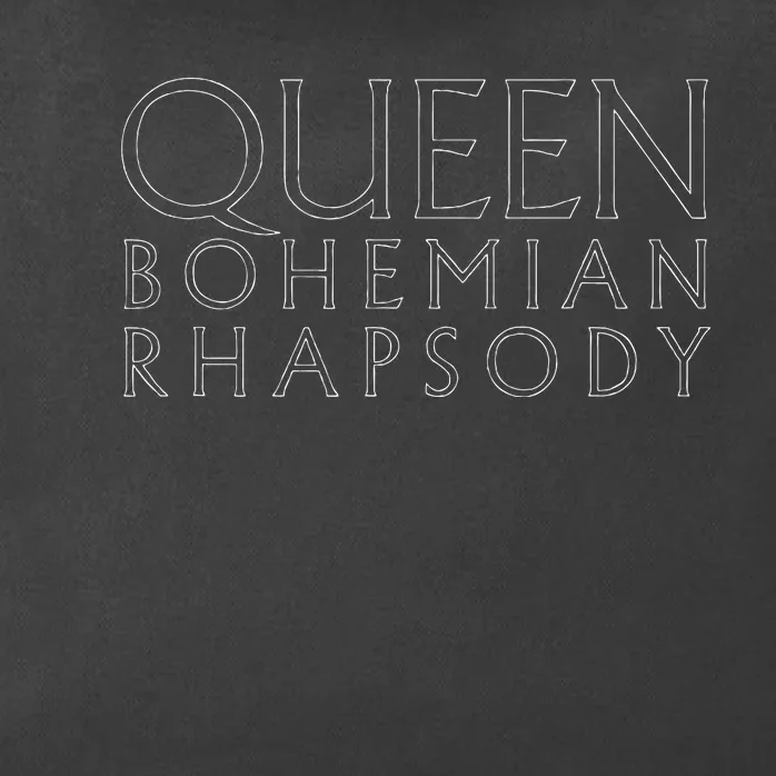 Queen Bohemian Rhapsody Zip Tote Bag