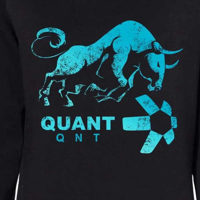 Quant Crypto Bullrun Qnt Token Blockchain Rich Millionaire Great Gift Womens California Wash Sweatshirt