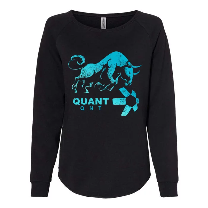 Quant Crypto Bullrun Qnt Token Blockchain Rich Millionaire Great Gift Womens California Wash Sweatshirt