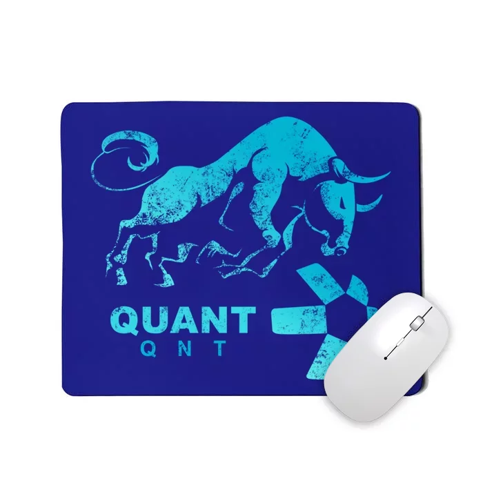 Quant Crypto Bullrun Qnt Token Blockchain Rich Millionaire Great Gift Mousepad