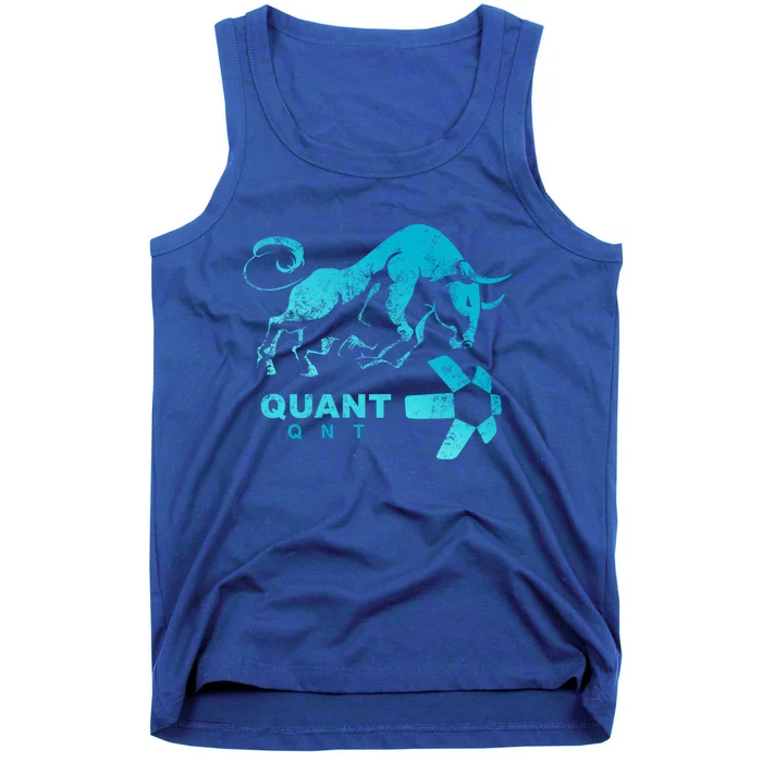 Quant Crypto Bullrun Qnt Token Blockchain Rich Millionaire Great Gift Tank Top