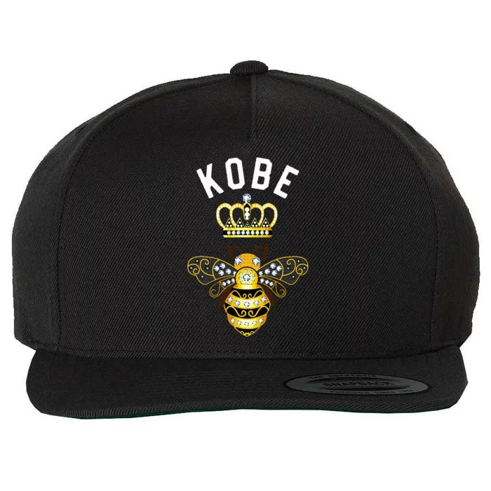 Queen Crown Bee K.O.B.E Wool Snapback Cap