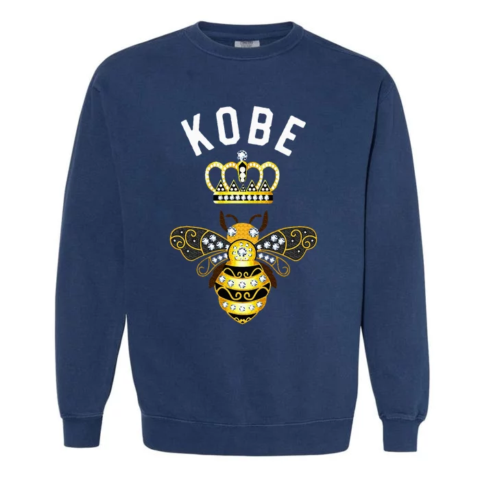 Queen Crown Bee K.O.B.E Garment-Dyed Sweatshirt