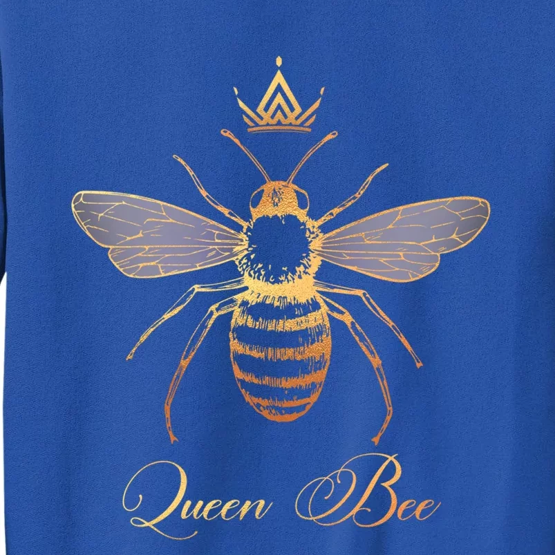 Queen Crown Bee Beekeeping Honey Lover Keeper Gift Tall Sweatshirt