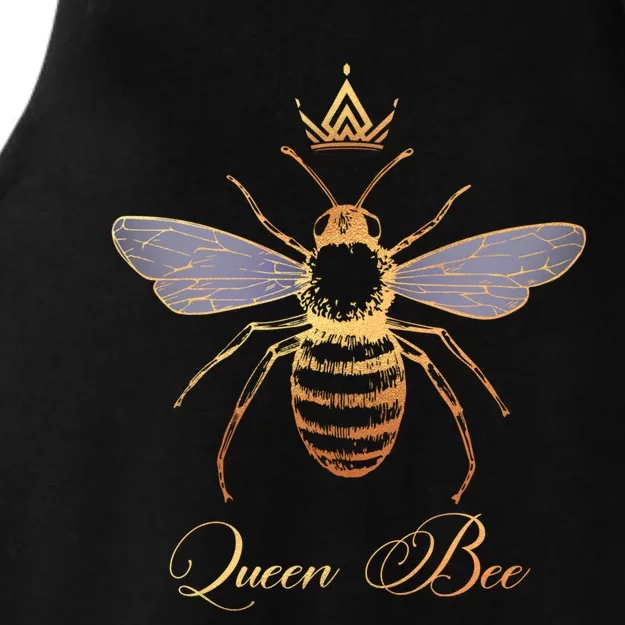 Queen Crown Bee Beekeeping Honey Lover Keeper Gift Cool Gift Ladies Tri-Blend Wicking Tank