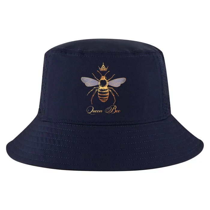 Queen Crown Bee Beekeeping Honey Lover Keeper Gift Cool Gift Cool Comfort Performance Bucket Hat