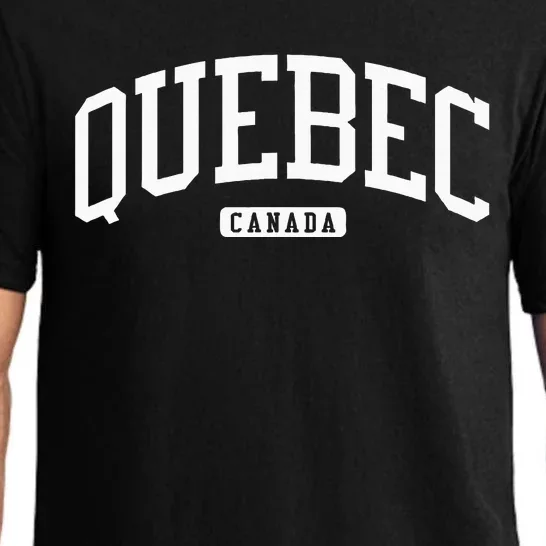 Quebec Canada College Style Pajama Set